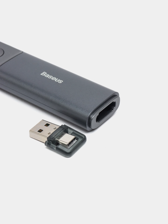 Prezenter Baseus Green Dot Wireless Presenter, kulrang akkumulyatorda