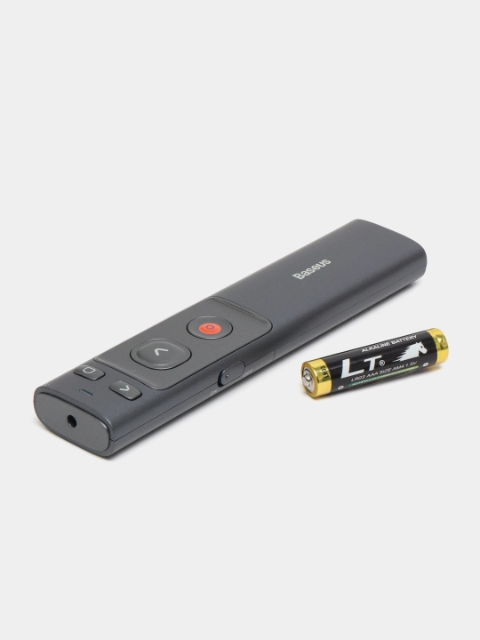 Taqdimotchi Baseus Orange Dot Wireless Presenter, kulrang, qizil nur - 