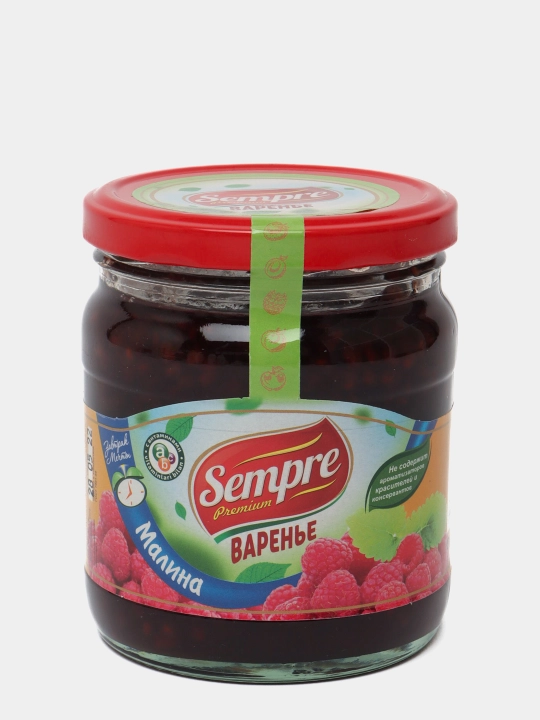 Варенье SEMPRE из малины, 480 гр