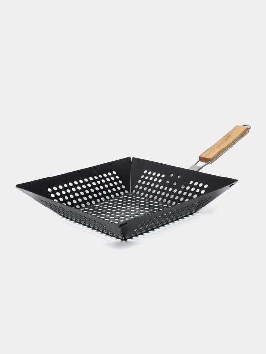 Барбекю BBQ сковорода гриль Lamart LT 5031, со складной рукояткой, квадратный - 