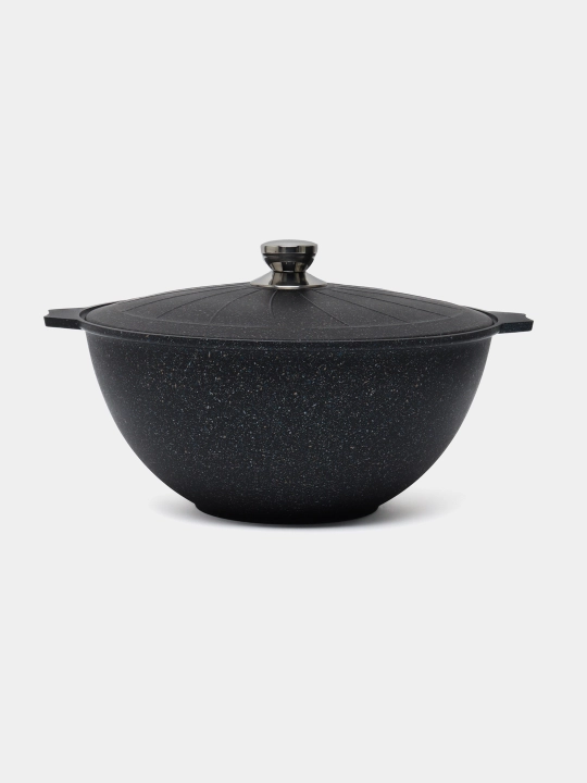 Казан Мечта, с металлической крышкой, серия Granit Star ultra, 10 л