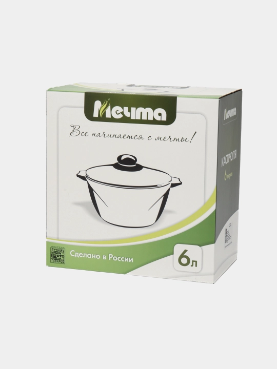 TM Мечта Granit Star Ultra kastryulkasi 1-10 l, kuyishga qarshi, qopqoqli, Greblon