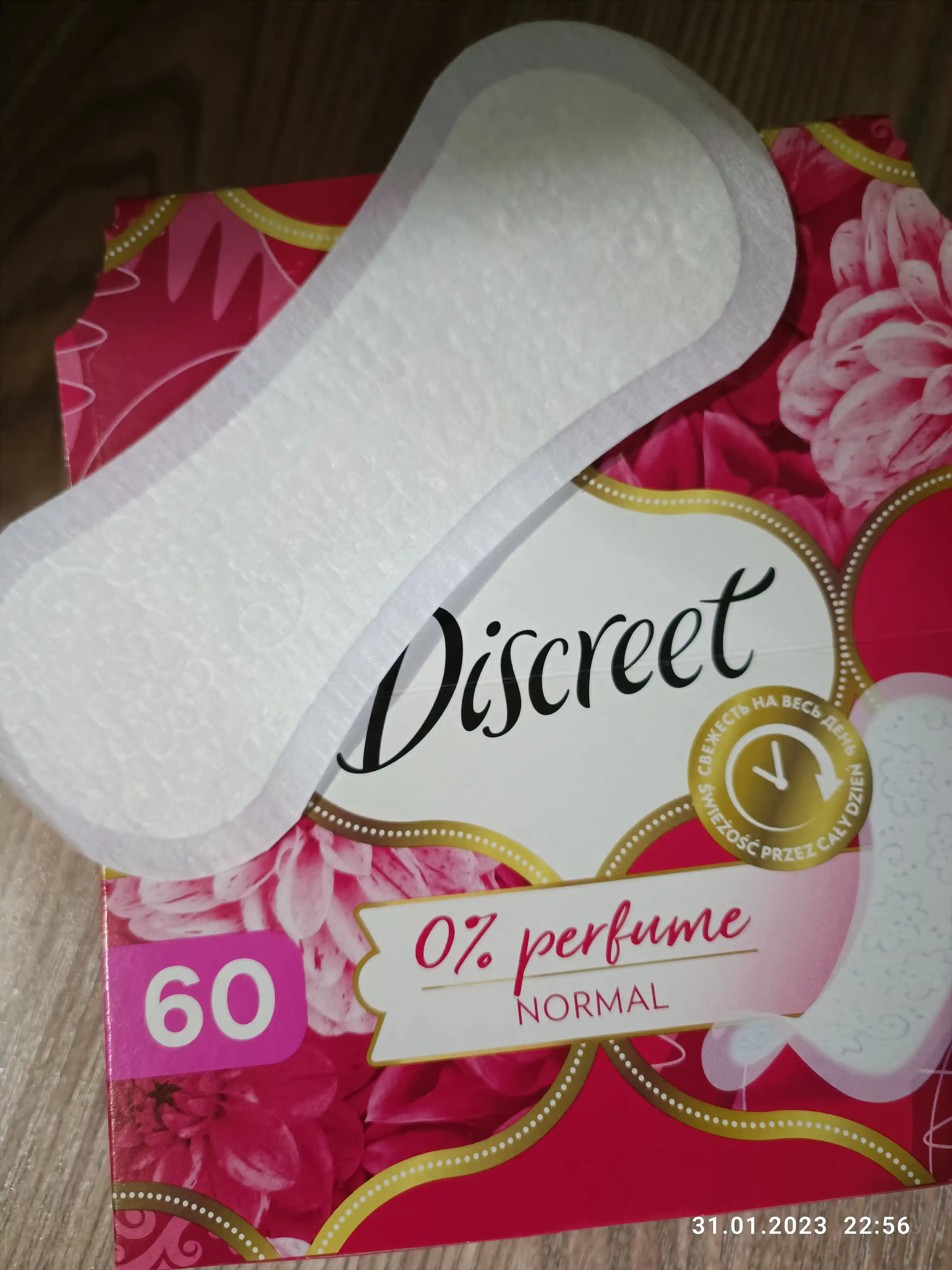Kundalik prokladkalari Discreet Multiform Normal, 60 dona