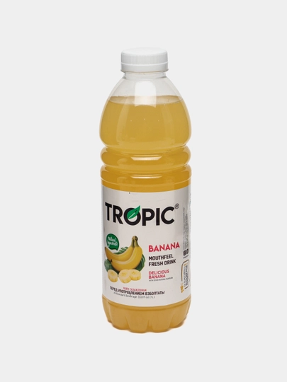 Безалкогольный негазированный напиток Tropic, со вкусом банана, 1 л — ALOE-P03D7B0