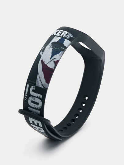 Ремешки для Xiaomi Mi Band, с рисунком — R-B37PRN2-ЧЕРН-MI34