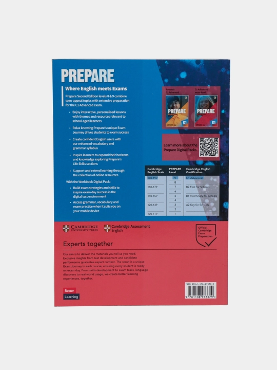 Prepare Level 9 Workbook with Digital Pack, McKeegan David, Tiliouine Helen