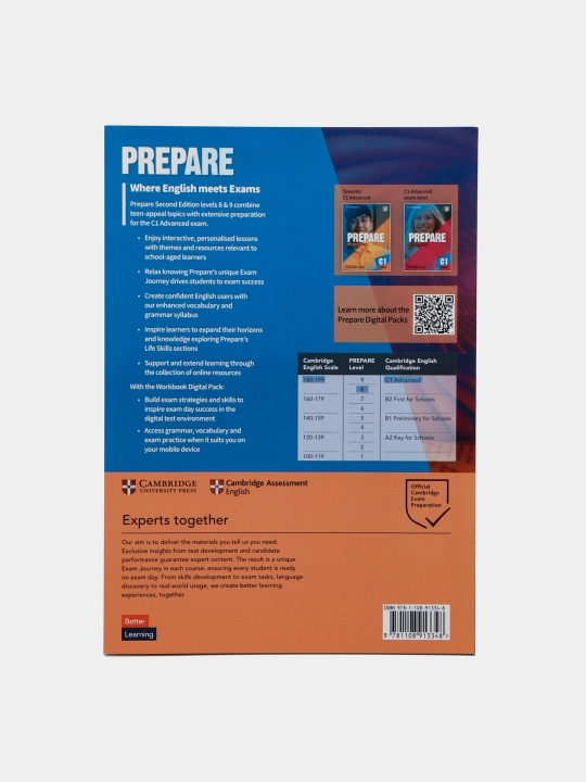 Prepare Level 8 Workbook with Digital Pack, Greg Archer