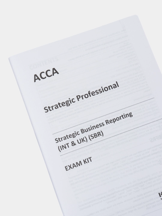 ACCA Straregic Business Reporting SBR Exam Kit 2022/2023