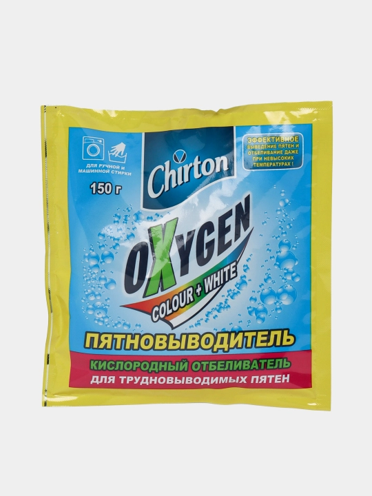 Kislorodli oqartiruvchi Chirton Oxygen, dog'ketkazgich, tozalovchi, 150 gr