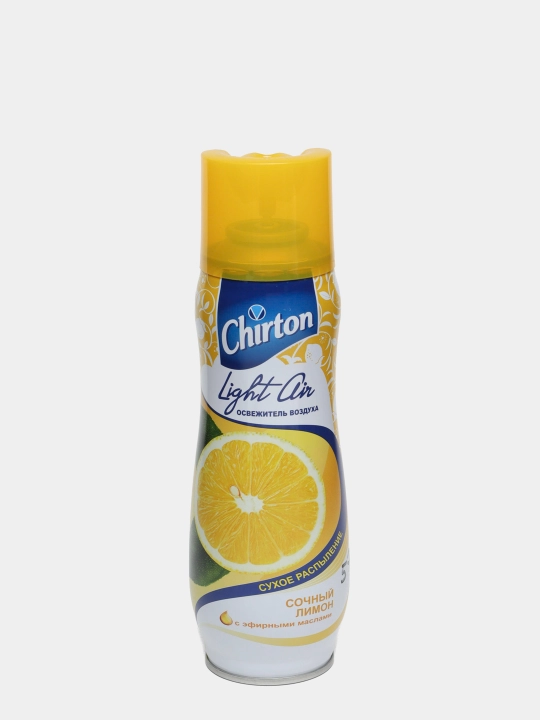 Osvejitel spreyi Chirton Light Air Suvli limon, hojatxona va xonalar uchun, 300 ml