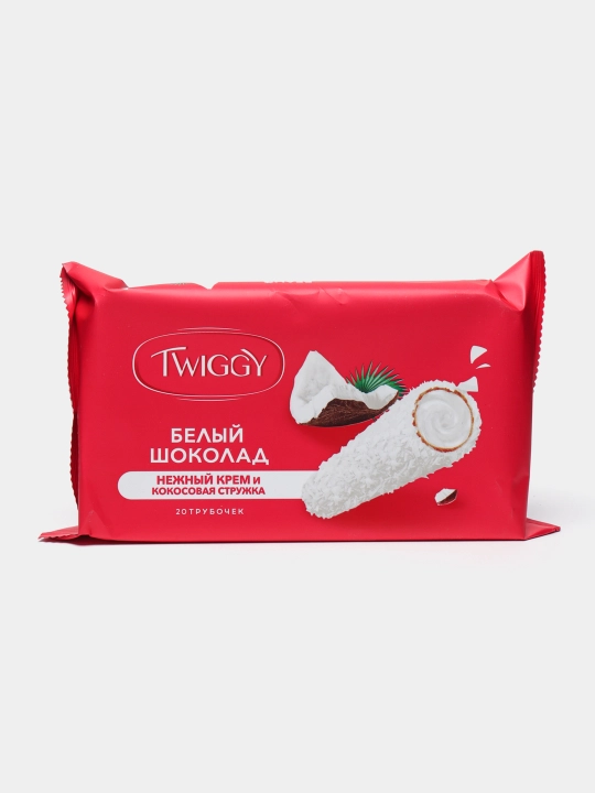 Конфеты Twiggy, с кокосовыми сливками, 185 г - 