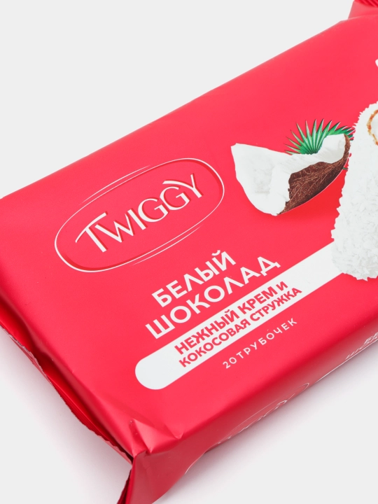 Конфеты Twiggy, с кокосовыми сливками, 185 г