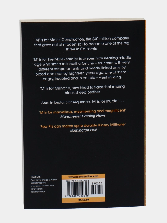 M Is For Malice, Sue Grafton