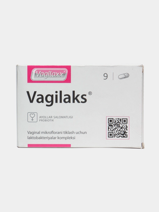 Ayollar salomatligi probiyotikasi Vagilaks, 9 kapsula
