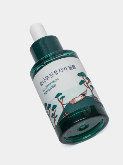 Akne muammoli ter uchun tinchlantiruvchi ampula Round Lab Pine Calming Cica Ampoule, 30 ml