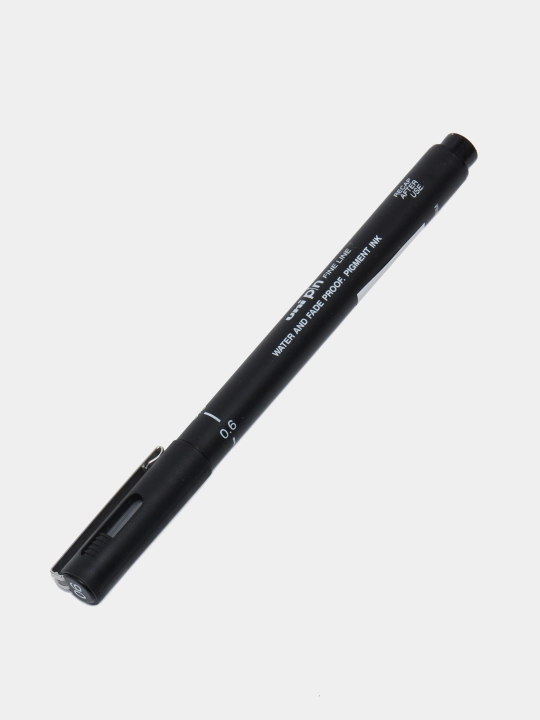 Маркер Uniball Pin 0.6, черный PIN06-200 S Black q0000019628