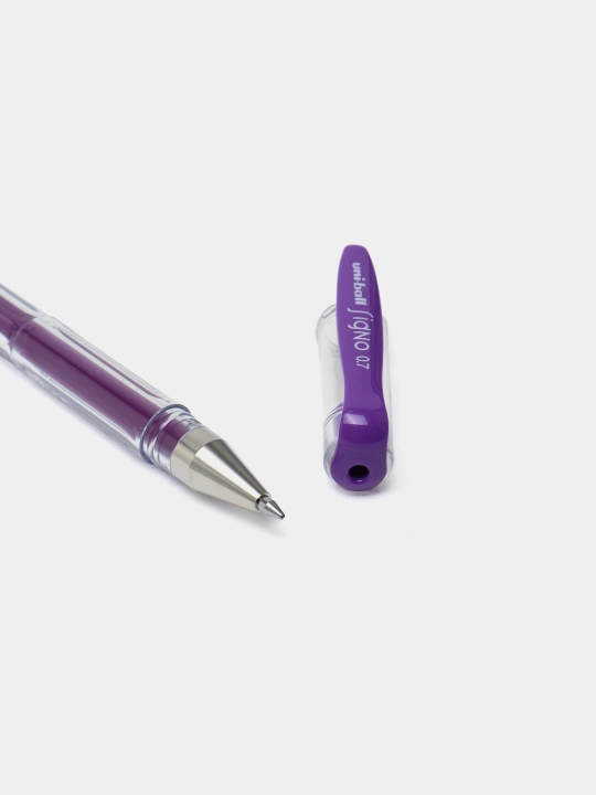 Ручка гелевая Uniball Signo fine 0.7 Gel Pen Violet