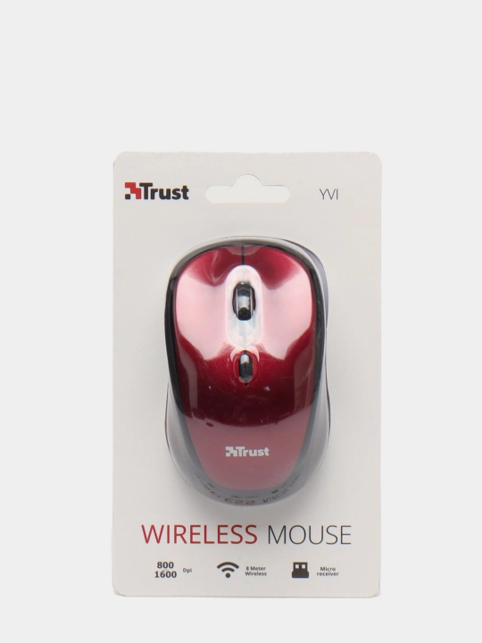 Мышь беспроводная Trust Yvi WL RED 19522TRUST - 