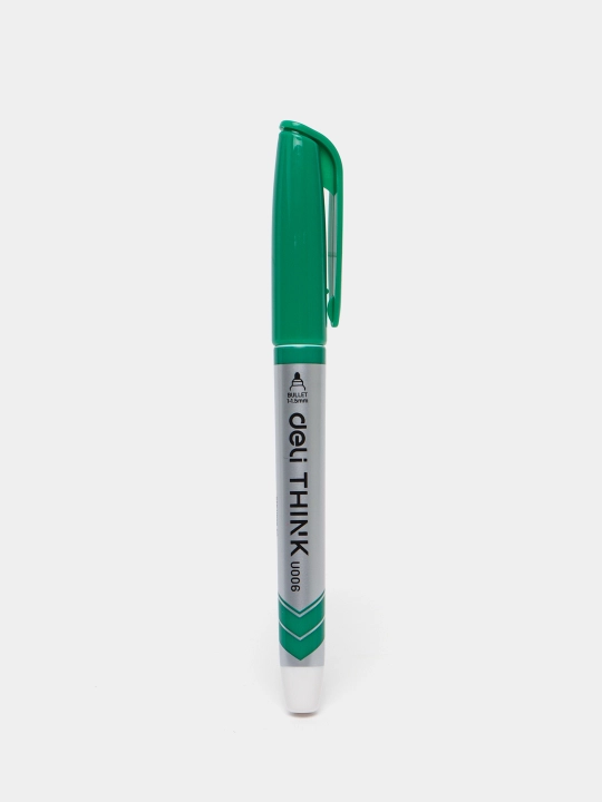 Yashil marker 5 dona oq doska uchun Deli 00650