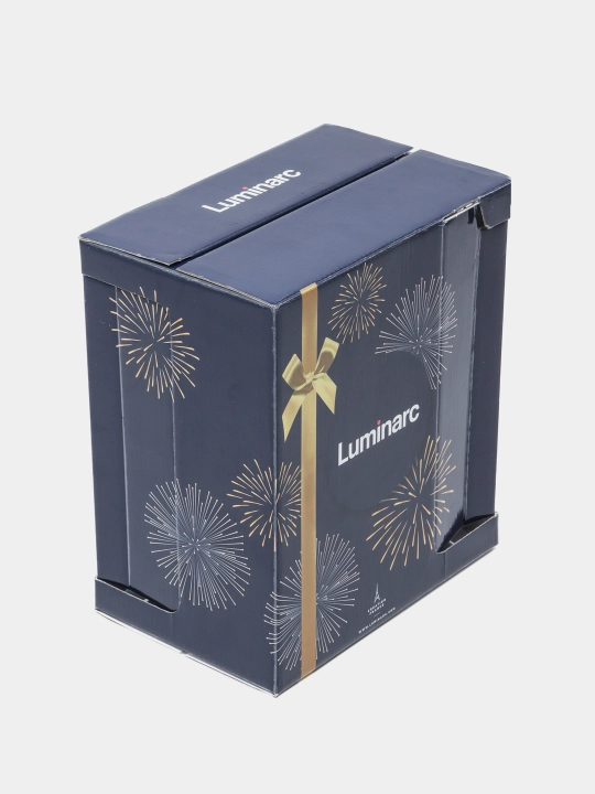 Luminarc Celeste Oltin Xameleon shampan bokallari to‘plami, 160 ml, 6 dona