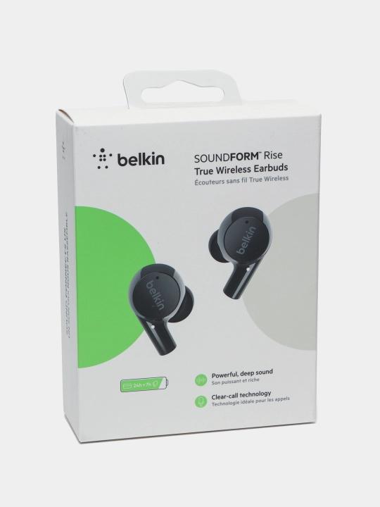 Simsiz quloqchinlar Belkin Soundform Rise True Wireless AUC004BTBK