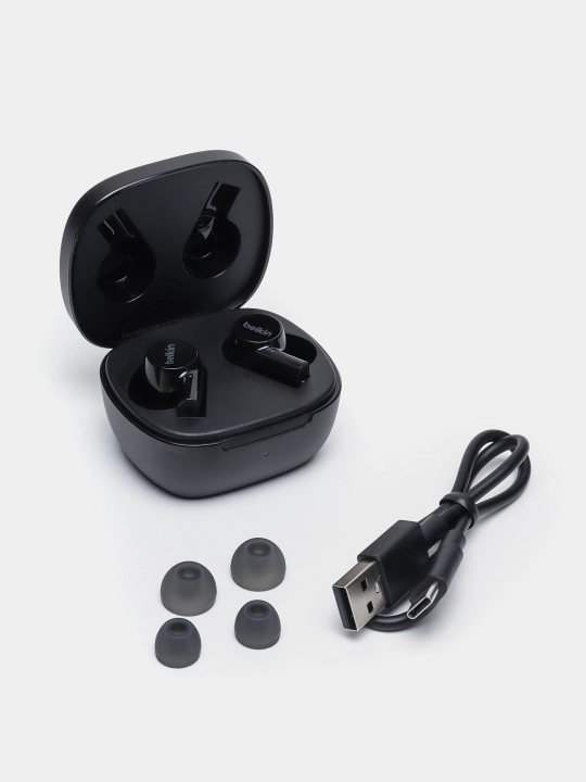 Simsiz quloqchinlar Belkin Soundform Rise True Wireless AUC004BTBK
