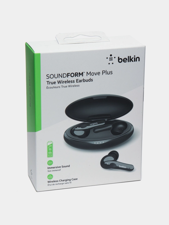 Simsiz quloqchinlar Belkin SoundForm Move Plus PAC002BTBK-GR