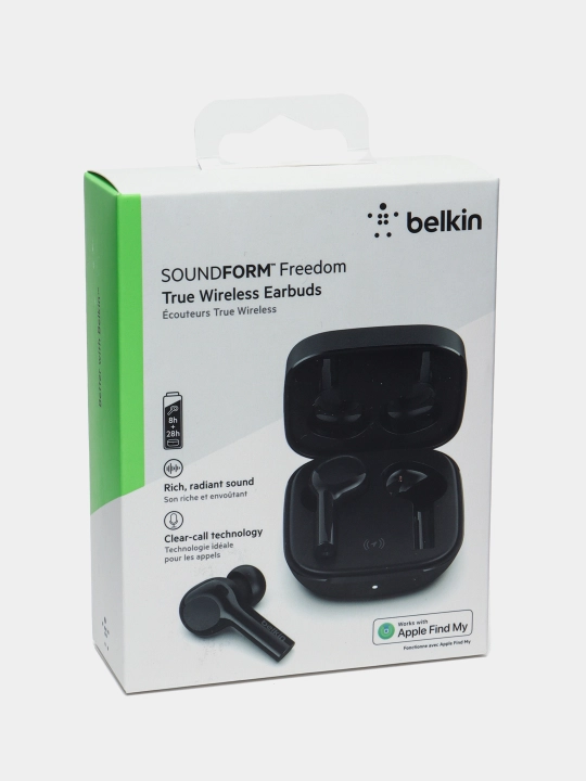 Simsiz quloqchinlar Belkin Soundform Freedom True Wi  AUC002GLBK