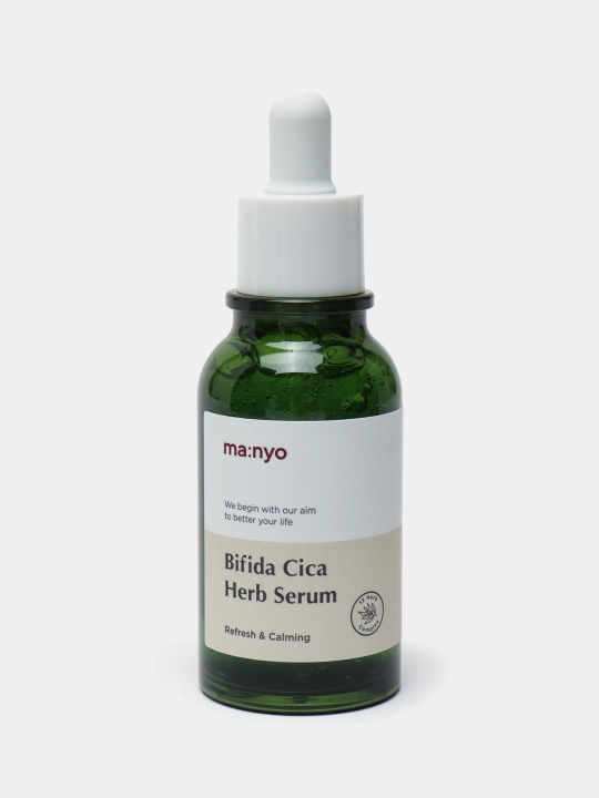 Успокаивающая сыворотка против воспалений Manyo Bifida Cica Herb Serum, 50 мл