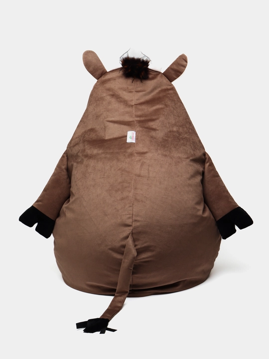 Бескаркасное кресло игрушка, мешок в виде бычка Beanbag