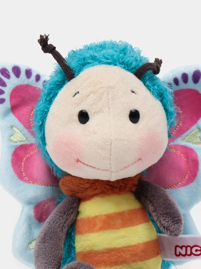 Мягкая игрушка NICI Soft toy blue Butterfly, 18 см, 47939