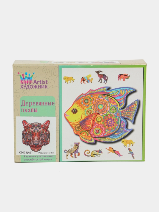 Yog'och pazl "Yo'lbars" К5033, А5 - 