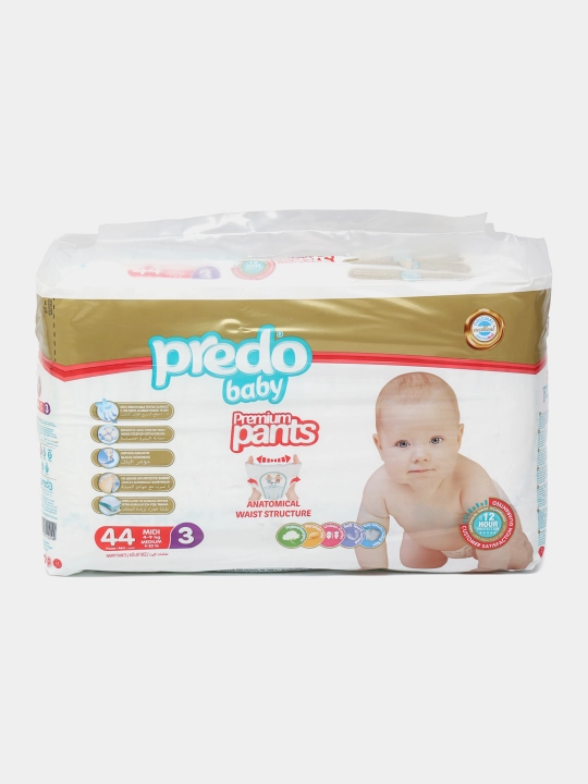 Bolalar tagliklar- trusiklari Predo, midi hajmi, bir paketga 44 dona - 