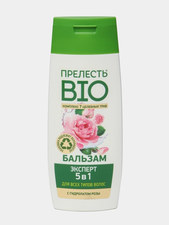 Бальзам для поврежденных волос Прелесть BIO, Комплексный уход 5в1, 250 мл - 