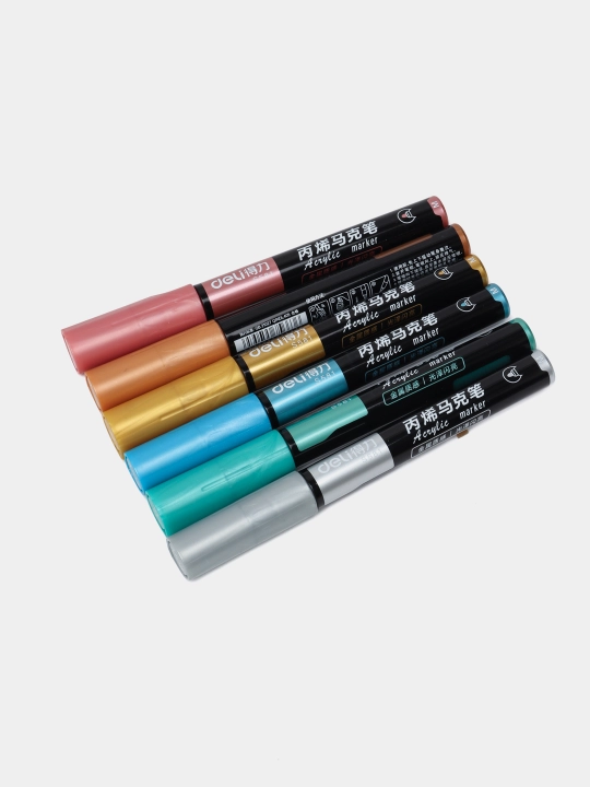 Маркеры Deli S581, 6 шт