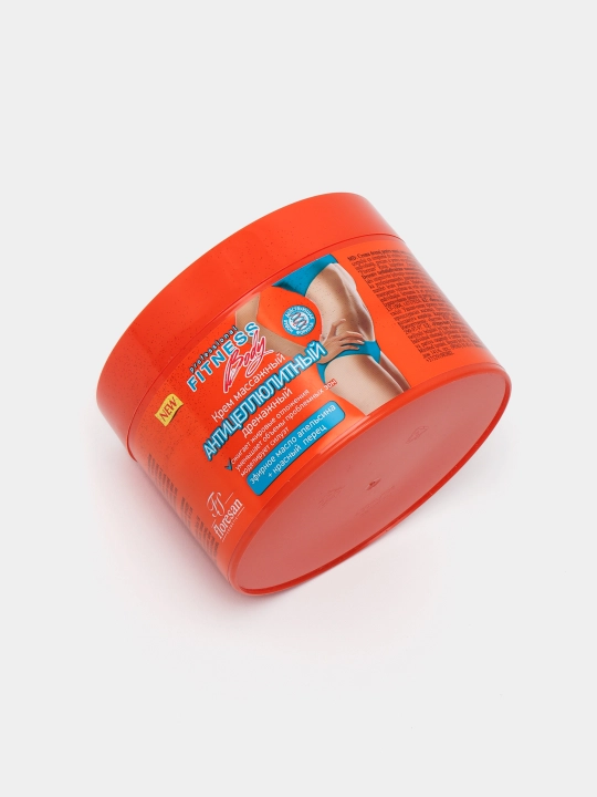 Selulitga qarshi massaj kremi Floresan, Fitness body drenaj, 500 ml