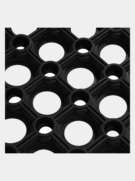 Придверный коврик Vortex 40×60 см — ячеистый, грязесборный, влагостойкий, резиновый