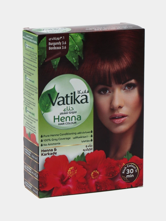 Хна для окрашивания волос Vatika, 60 г