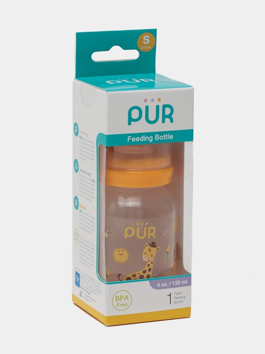 Dumaloq suv idishi Pur Classic 4 usii, 125 ml, 9012