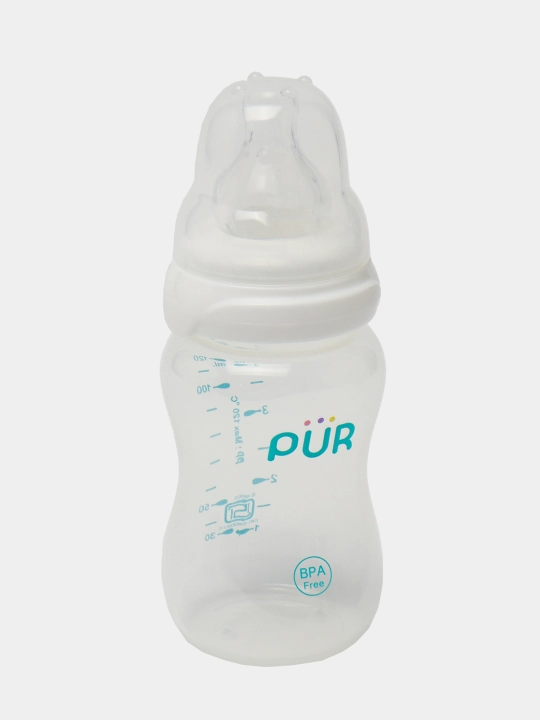 Yupqa bo'yinli pur Comfort Feeder shishasi, 120 ml 1602 - 