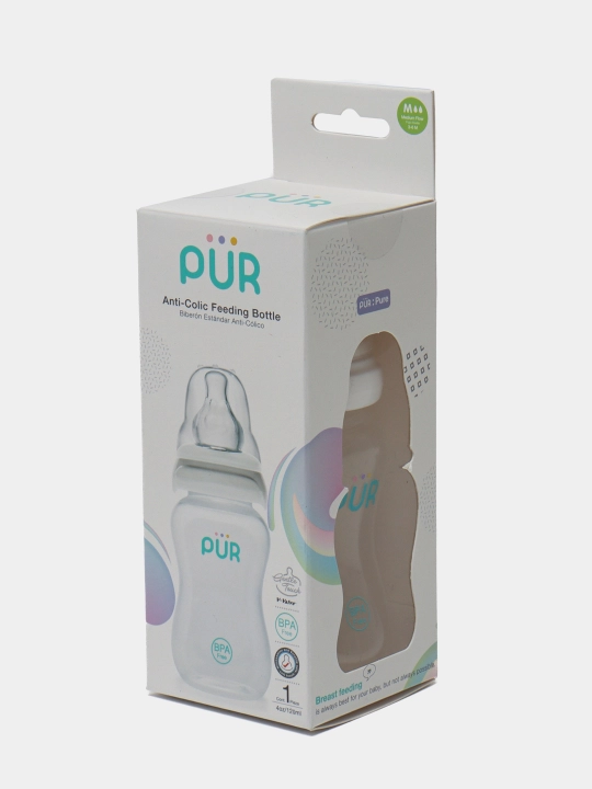 Yupqa bo'yinli pur Comfort Feeder shishasi, 120 ml 1602