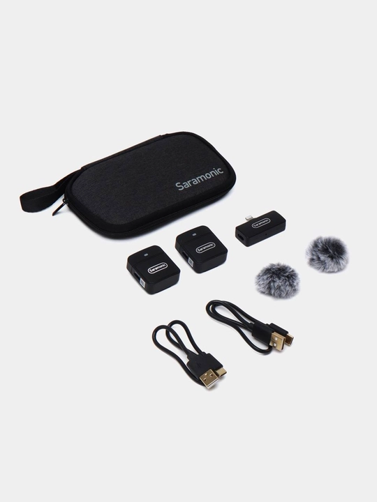 Simsiz mikrofon petlicka iPhone uchun Saramonic Blink100 B4, ultra ixcham