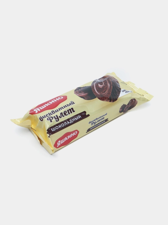 Rulet Yashkino, biskvitli, shokoladli, 200 g