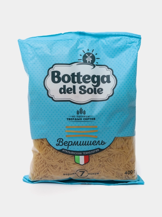Макаронные изделия Bottega del Sole, вермишель, 400 г - 