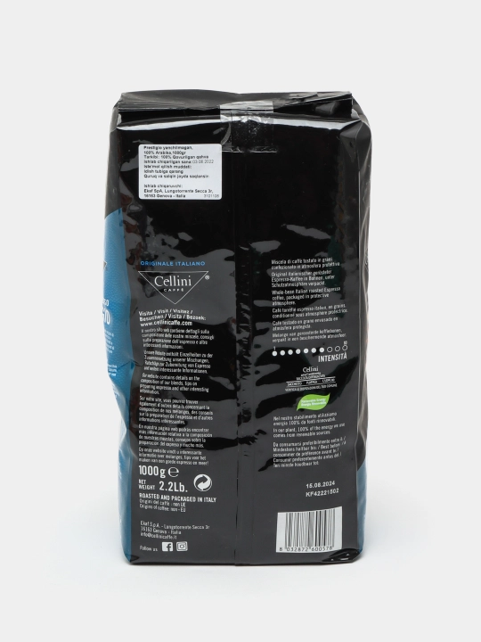 Qahva loviyalari Cellini Prestigio, arabica, 1 kg