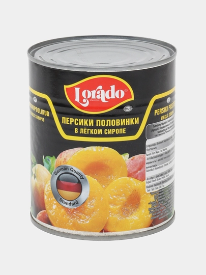 Персики Lorado, в легком соусе, 850 мл - 