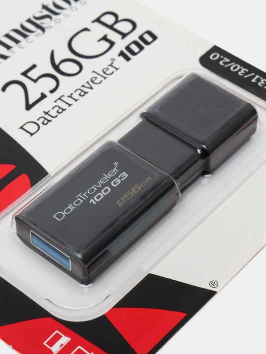Flesh-disk USB Kingston DataTraveler 100 G3, 256GB