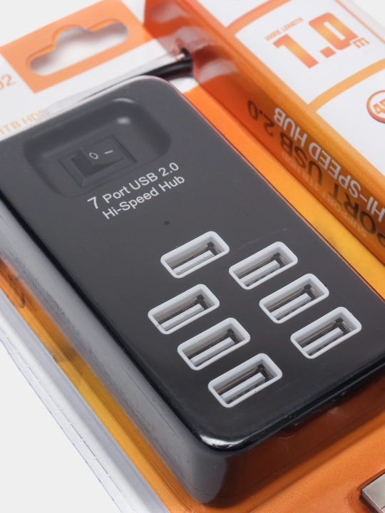 Portativ USB hub P-1602, 7 ta USB uchun kontsentrator