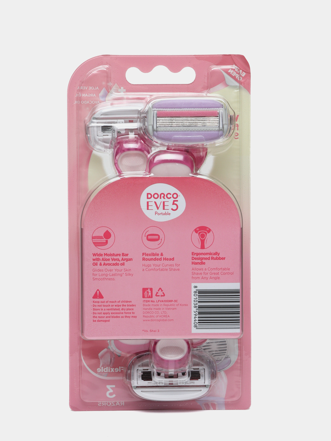 Одноразовый станок EVE 5 DORCO, 3 шт LFVA100RP-3C купить по низким ...