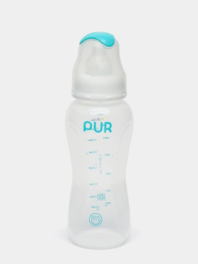 Butilka Pur Advanced 1802, ingichka bo'yin bilan, 8 untsiya, 250 ml - 